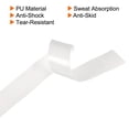 thumbnail image 4 of Unique Bargains 43.3' Absorb Sweat Non-Slip PU Tennis Racket Overgrip Tape Wraps White 6 Pack, 4 of 6