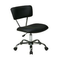 OSP Home Furnishings Vista Task Office Chair in Black Vinyl