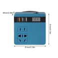 thumbnail image 3 of 120W Electric Tool Battery Inverter: Convert 18 - 21V to 220V AC for Outdoor Work and Small Household Appliances with Intelligent Fast Charging and Safety Protection, 3 of 8