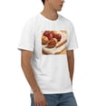 thumbnail image 2 of Custom Print Old Newspaper Men's T-Shirt Tees White Top, 2 of 4