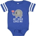 thumbnail image 3 of Inktastic My Noni Loves Me Grandchild Boys or Girls Baby Bodysuit, 3 of 5