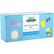 Aleva Naturals Stain & Laundry Bar Fragrance Free - 7.76 oz Pack of 2