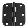 thumbnail image 3 of Cauldham (12 Pack) Heavy-Duty 3-1/2" Interior Door Hinges with 5/8" Radius Corners - Black, 3 of 7