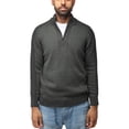 thumbnail image 3 of X RAY JEANS Mens Quarter-Zip Pullover Sweater, Olive Marble, XL, 3 of 8