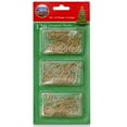 thumbnail image 3 of R N' D Toys Gold Tree Ornament Hooks - Christmas Tree Gold Decorating Metal Wire Hangers for Hanging Decorations - Pack of 120, 3 of 11