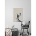thumbnail image 5 of Lonely Rabbit Painting Print on Wrapped Canvas, 5 of 7