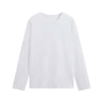 thumbnail image 7 of XuJwPNcy Women Long Sleeve Cotton Tops Soft Crew Neck Basic Tees Fall Fashion Regular Fit T Shirts(White,5X-Large), 7 of 7