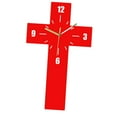 thumbnail image 4 of Modern Wall Clock Decor Accessory Acrylic Wall Clock Decorative Clocks for Walls Red, 4 of 9
