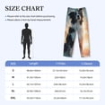 thumbnail image 2 of Salouo Cloud Border Collie Print Pajama Pants for Men, Lounge Pants Elastic Waistband Casual Men's sleepwear Loungewear Sleep Pajama Pant -Medium, 2 of 7