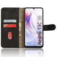 thumbnail image 2 of For Xiaomi Redmi 13C 5G Skin-Feel Leather Case Wallet Stand Phone Cover - Rose, 2 of 5