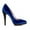 Blue, variant on XYD Women Rhinestone Crystals Platform Slip-on Pumps Pointed Toe Stiletto Heels Elegant Formal Evening Shoes Size 7 White