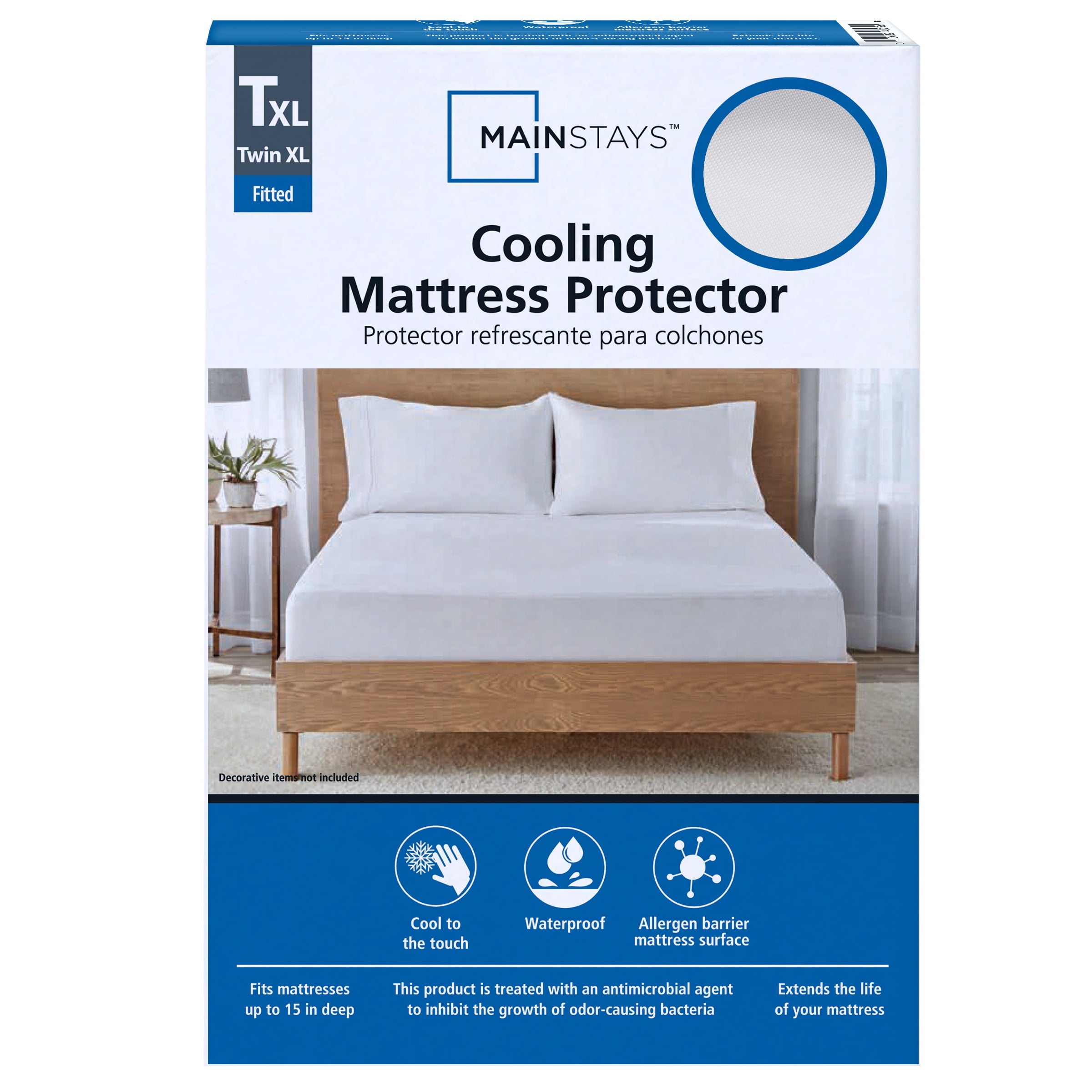 Mainstays Comfort Complete Bed Pillow, Standard/Queen