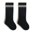 thumbnail image 2 of LYMAYTER 0-8Y Infant Toddler Unisex Knee-High Socks Thin Cotton Double-Stripe Solid Color Breathable Soft‌ 1 Pair, 2 of 8