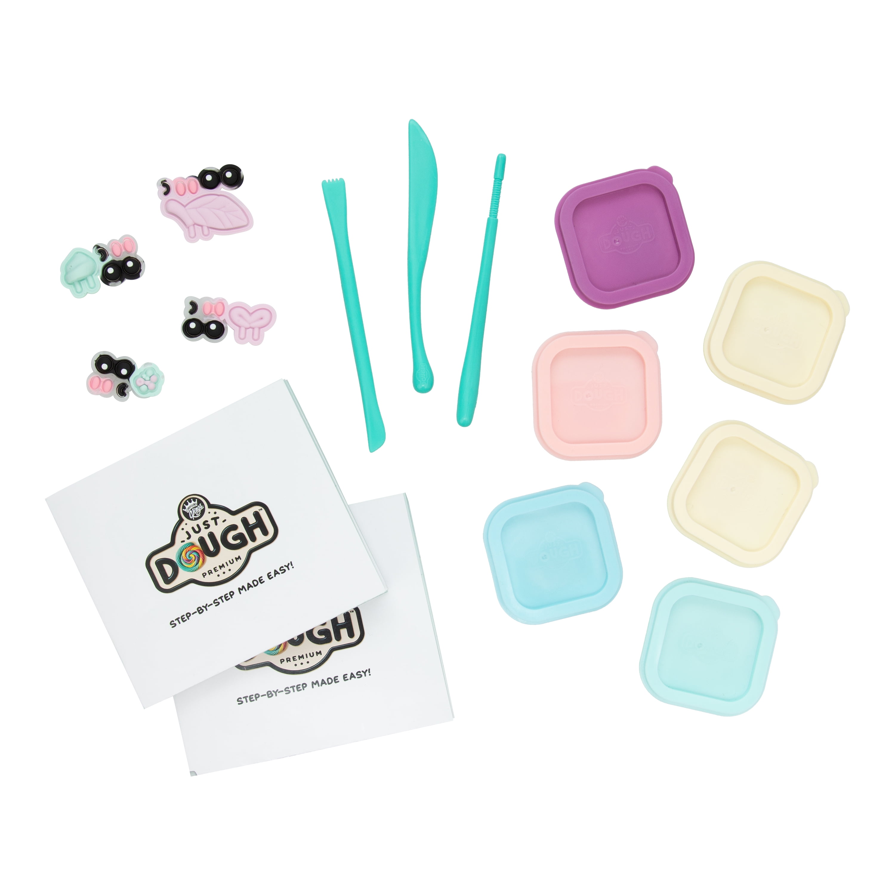 Compound Kings, Just Dough, Play Dough, Swirlz Character Pack, Multicolor, Children Ages 3 and up