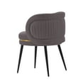 thumbnail image 6 of Manhattan Comfort Kaya Solid Wood Base Dining Chair in Gray - Set of 2, 6 of 7