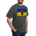 thumbnail image 4 of CafePress - Ukrainian Flag With Fist T Shirt - Mens Comfort Colors Shirt, 4 of 5