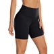 thumbnail image 1 of Pantalones cortos CRZ YOGA ButterLuxe Biker para mujer, color negro, talla L, 1 of 5