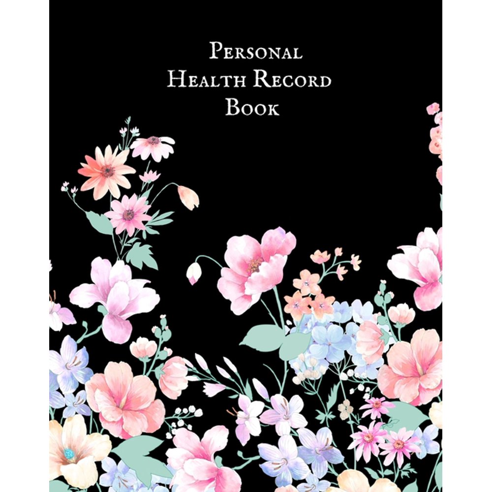 Personal Health Record Book Medical History Book, Personal Health