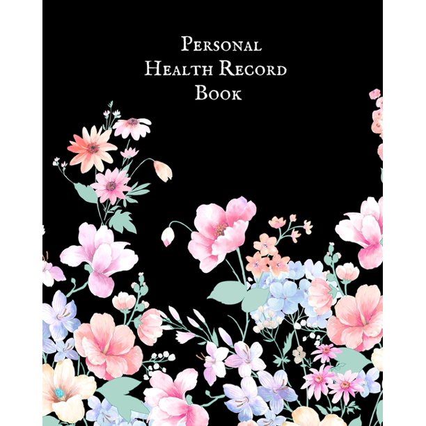 Personal Health Record Book Medical History Book, Personal Health