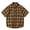 Coffee, variant on Sopiago Mens Flannel Shirt Plaid Shirts Fashion Mens Button Down Long Sleeve Shirt with Pocket Navy,XL