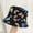 Black, variant on Unisex Double Sided Cotton Fisher Hat Bright Full Butterfly Print Lightweight Packable Wide Brim Sun Bucket Cap for Pool Parties Road Trips Sightseeing & Casual Summer Daily Wear White