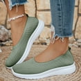 thumbnail image 2 of YLYL Women's Knitted Orthopedic Walking Shoes Non-Slip Round Toe Comfortable Breathable Soft Sole Slip-On Casual Shoes, 2 of 9