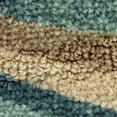 thumbnail image 4 of Mainstays Geometric Blue Brown Waves Indoor Entryway Area Rug, 1'8"x2'10", 4 of 7