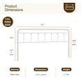 thumbnail image 5 of ARICOEASY Metal California King Size Headboard for Bedroom with Height Adjustable, Sturdy Headboard Suitable for Bedrooms, Hotel, Guesthouse, White, 5 of 7