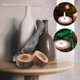 thumbnail image 3 of 12Pcs Wooden Candle Holder,for Wedding Party for Table, Home Decor, 3 of 5