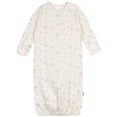 thumbnail image 4 of Gerber Baby Neutral 3pc Gown Set, Sizes (0-6 Months), 4 of 5