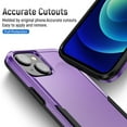 thumbnail image 4 of Entronix Heavy Duty Case Compatible with iPhone 14 Plus, Slim Hard Cover, Purple, 4 of 9