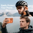thumbnail image 6 of JETech Case for iPhone 17 Pro 6.3-Inch with Built-in Tempered Glass Screen Protector and Camera Control Button, Compatible with MagSafe (Orange), 6 of 6