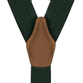 thumbnail image 4 of Buyless Fashion Suspenders For Men - 48" Adjustable Straps 1 1/4" - Y Back With Clips And Buttons - 5120-Hunter-Green, 4 of 8