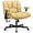 Yellow, variant on Criss Cross Legged Office Chair with Flip-Up Arms and Wheels, Wide Seat Desk Chair with Built-In Dynamic Airbag Lumbar Support, Modern Cross-Leg Chair for Home Office, Apartment, Vanity, Yellow