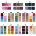 thumbnail image 3 of 720 Pcs 6 Styles Perles de Rocaille en Verre 3 mm, Perles de Rocaille en Verre Rondes Perles Poney Mini Entretoise Perles en Vrac pour Bricolage Artisanat Bracelet Collier,13, 3 of 5