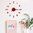 thumbnail image 3 of Fiudx Reloj de Pared Diy con Números Romanos, Pegatinas de Espejo Acrílico, Mecanismo de Barrido Silencioso, Tamaño Personalizable, Decoración Única para El Hogar, Sala de Estar U Oficina, Juego de 4, 3 of 3