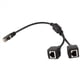 thumbnail image 2 of 4X Cable Divisor Ethernet RJ45, 1 Macho A 2 Hembra Cable Conector Ethernet Adecuado para Lan Cat5, Cat6 Adaptador de Enchufe Ethernet, 2 of 5