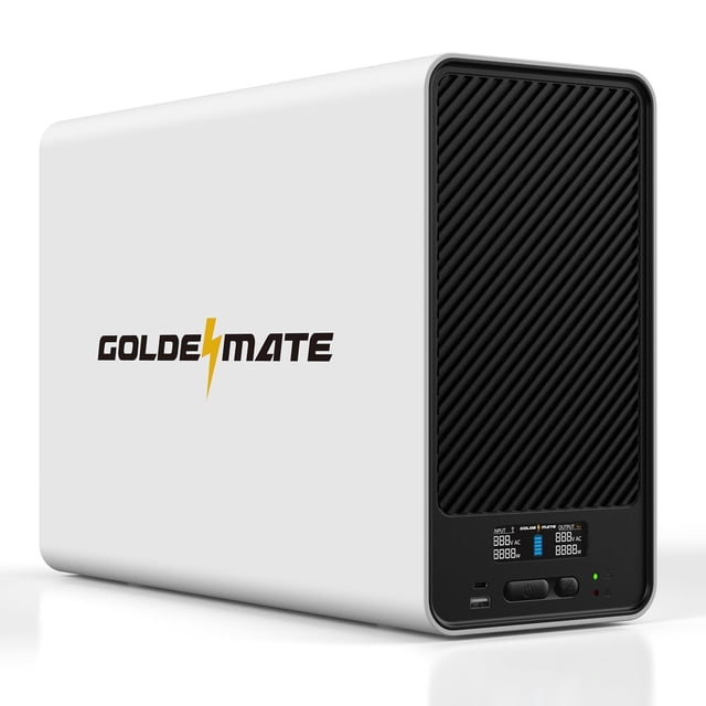 UPS GOLDENMATE 1500VA 1200W de respaldo con batería de litio y 8 tomas