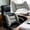 Gray-GY, variant on MMJ Pillow Portable Inflatable Lumbar Support Curved for Office Chair Car Driving Camping Flocking 22.4x12.6x5.9in