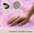 thumbnail image 6 of ODIKA 6'x9' Washable Area Rug Pink Abstract Swirl Tie Dye Blend Ombre Gradient Watercolor Large Flowing for Family Room, Living Mater Bedroom, Non-Slip, Easy Care, 6 of 7