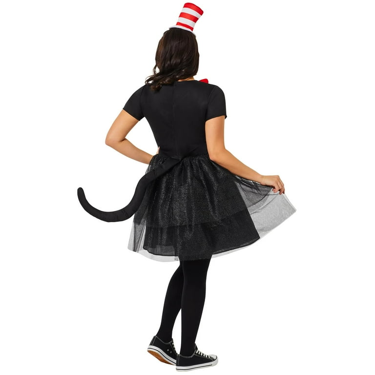 InSpirit Designs, LLC Dr Seuss Cat In The Hat Dress Adult Costume | Medium Female