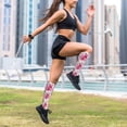 thumbnail image 6 of Lsque Peonies And Roses Pattern Sport Compression Socks for Men & Women 15-20 mmHg Knee High Nurse Pregnant Running Medical and Travel Athletic, 6 of 6