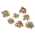 thumbnail image 2 of Keenso Rivet Nuts, M3/4/5/6/8/10/12 Fastener Hardware Insert Nutsert, 220Pcs Rivet Nuts Rivet Nuts Set, Color‑Plated Zinc Rivet Nut For Metal Plates Pipes, 2 of 8