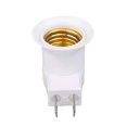 thumbnail image 4 of HLONK 9 PCS US Plug to E26/E27 Adapter LED Light Bulb Converter Socket Holder with ON/Off Button Switch Pin Base Fixture to Standard Screw-in Lamp Socket, 4 of 7