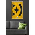 thumbnail image 5 of NFL Pittsburgh Steelers - Logo 25 Wall Poster with Magnetic Frame, 22.375" x 34", 5 of 5