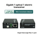 thumbnail image 3 of Convertidor de Medios de Fibra SFP+ 10G A RJ45, 1 Par, RJ45 A SFP+, 10/100/1000M/2,5G/10G, Transceptor, Enchufe Británico, 3 of 5
