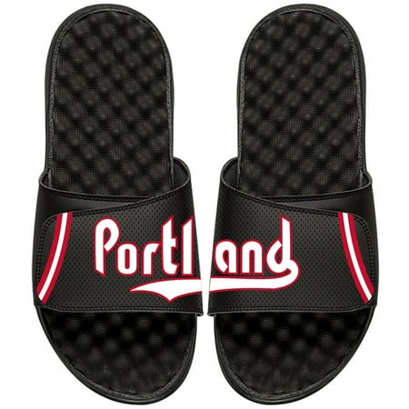 

ISlide Black Portland Trail Blazers NBA Hardwood Classics Jersey Slide Sandals