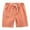 Orange, variant on Toddler Boys Girls Shorts Elastic Waist Cotton Linen Summer Casual Shorts Kids Orange Shorts 5-6 Years