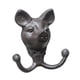 thumbnail image 3 of Ganchos de pared con forma de cabeza de animal, perchero rústico con tornillos, multiusos para decoración del hogar, toallero decorativo Cerdo, 3 of 8