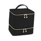 thumbnail image 3 of Bolsa organizadora de esmaltes de uñas Estuche organizador de suministros para uñas Estuche de almacenamiento negro, 3 of 9